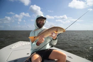 Rockport redfish fly fishing in the dog days of summer